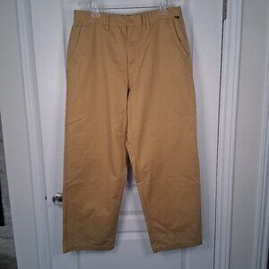 Vans Authentic Chino Men's 36x31.5 Straight Gold Baggy Skater Streetwear